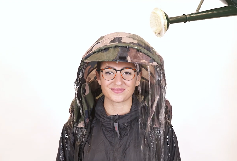 la capuche overcap protege vos lunettes de la pluie